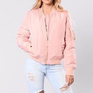 New Pink bomber jacket